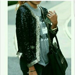 Sequined blazer